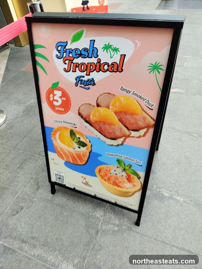 Fresh Tropical Fiesta Menu
