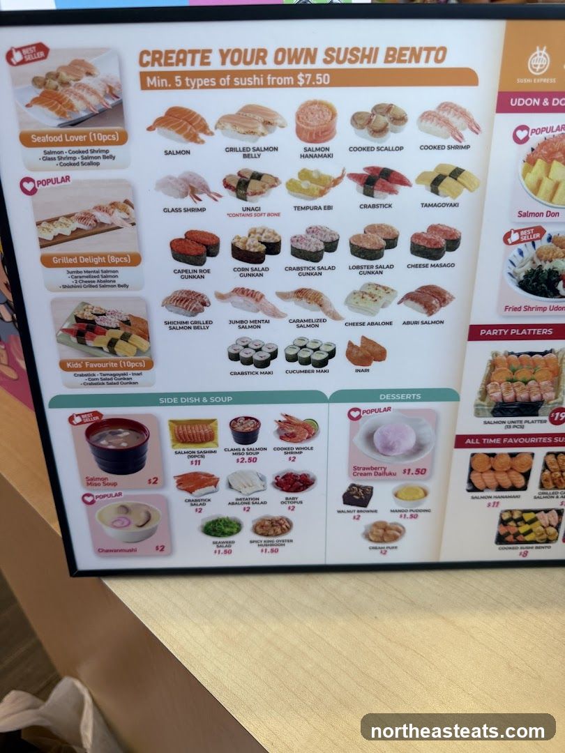 CREATE YOUR OWN SUSHI BENTO