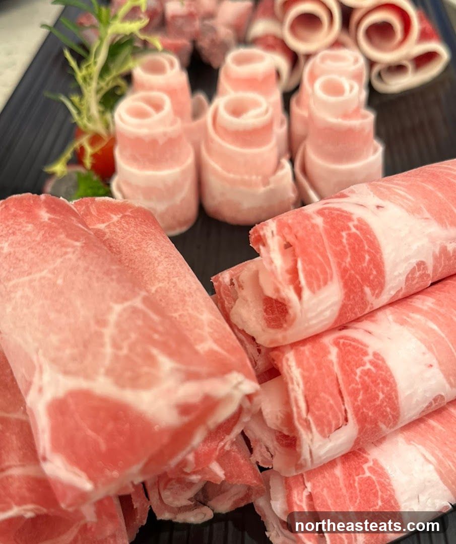 Thinly Sliced Meat Rolls