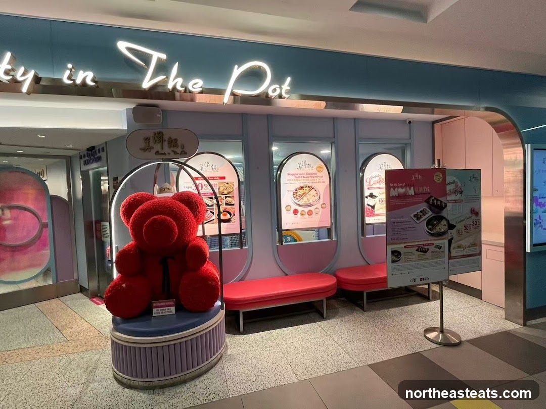Restaurant Exterior with Teddy Bear Decor