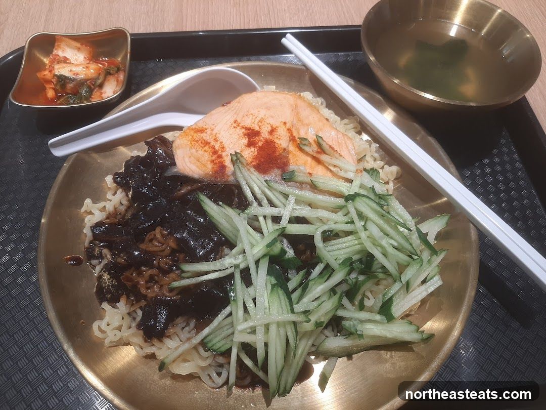 Salmon Jjajangmyeon
