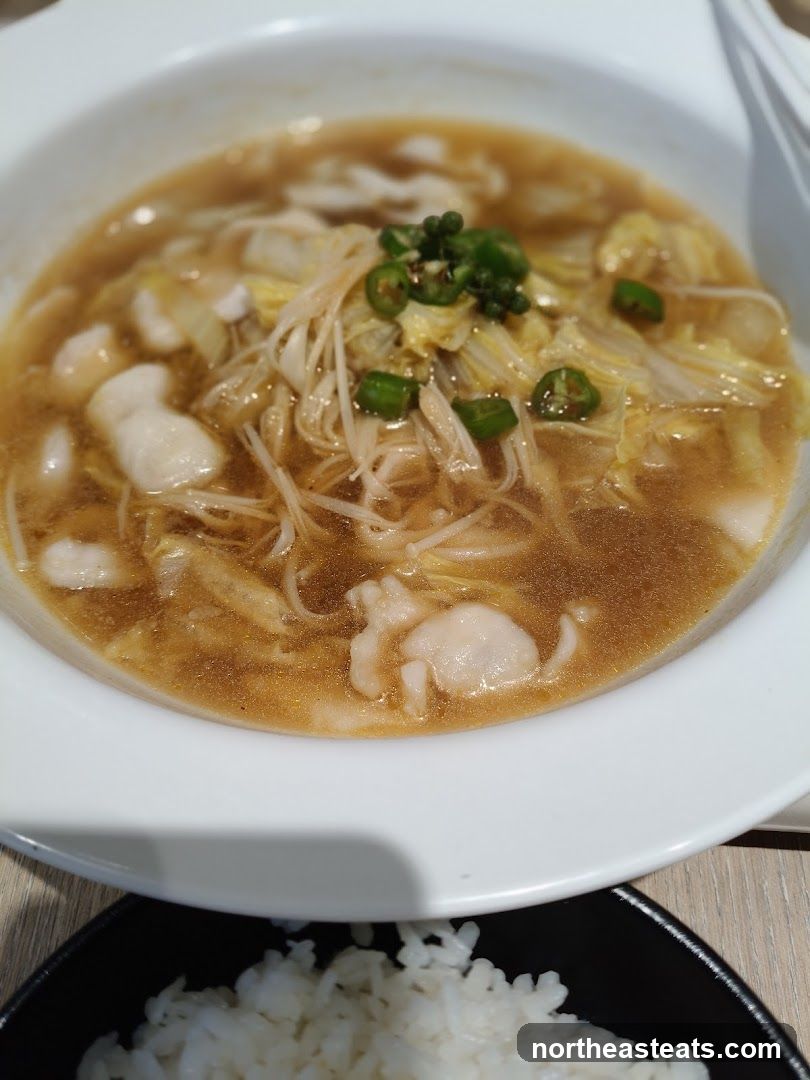 Fish Soup with Noodles and Vegetables