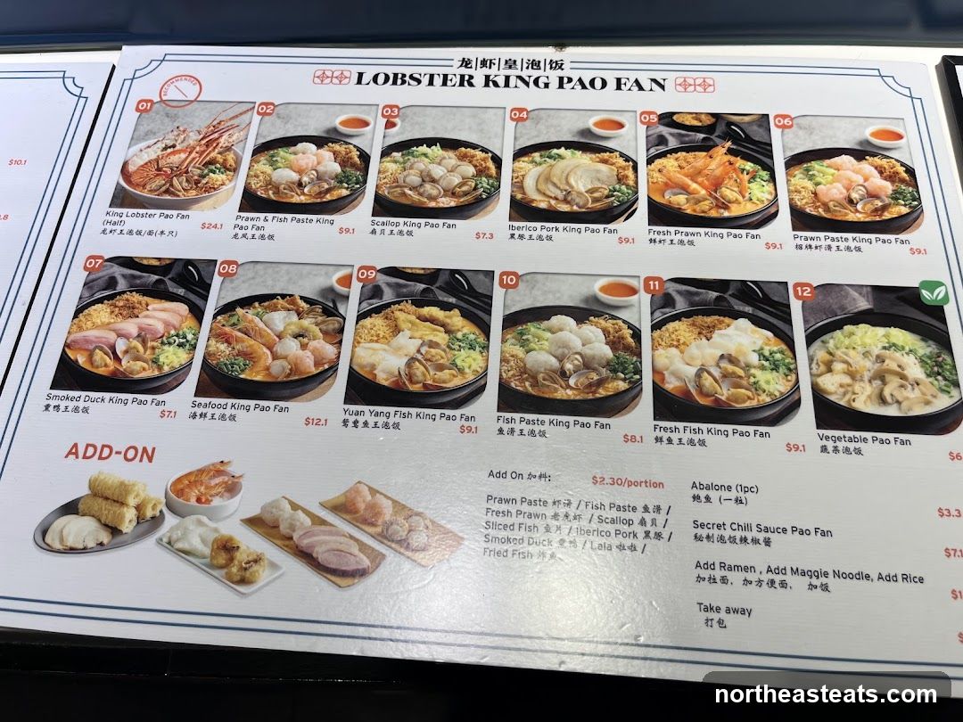 LOBSTER KING PAO FAN