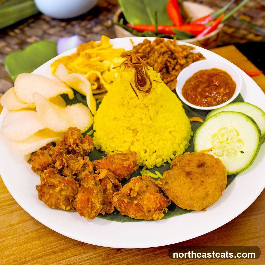 Nasi Kuning Platter