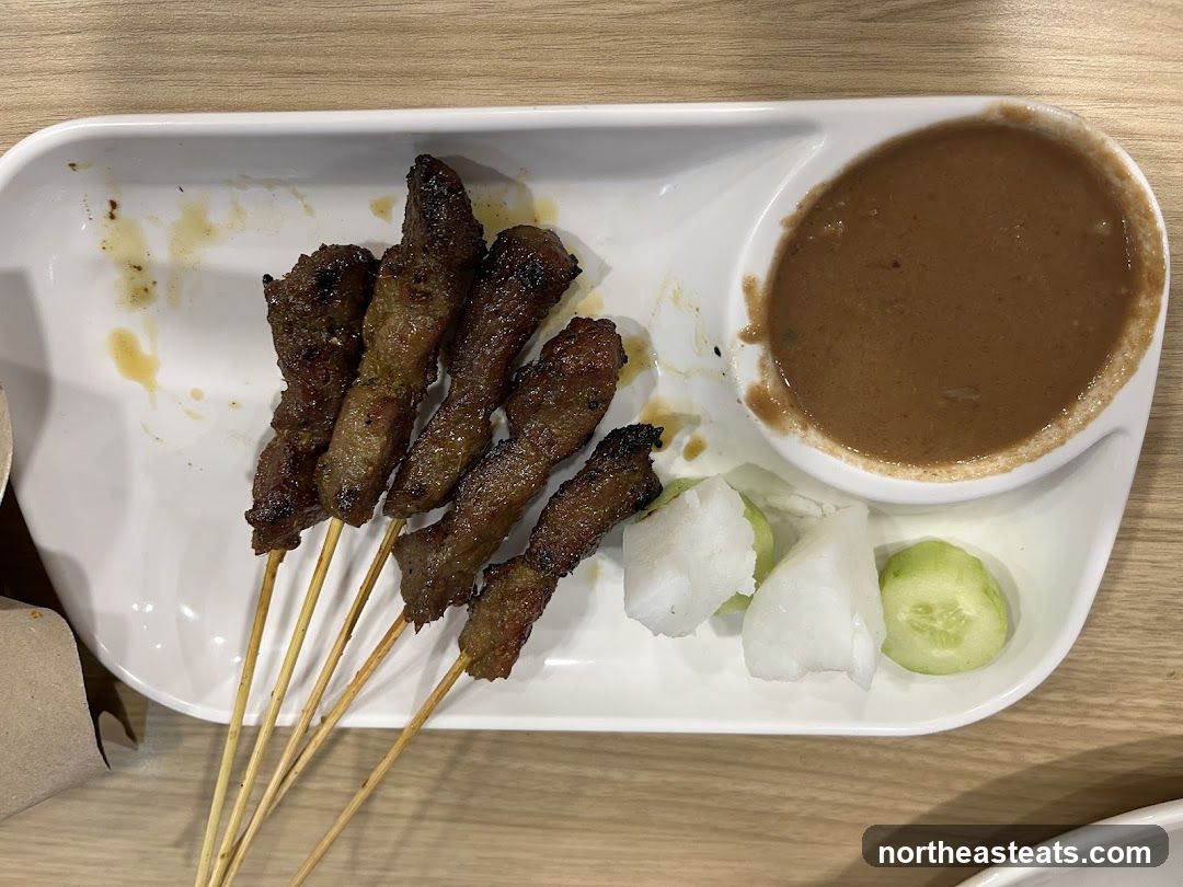 Beef Satay with Peanut Sauce