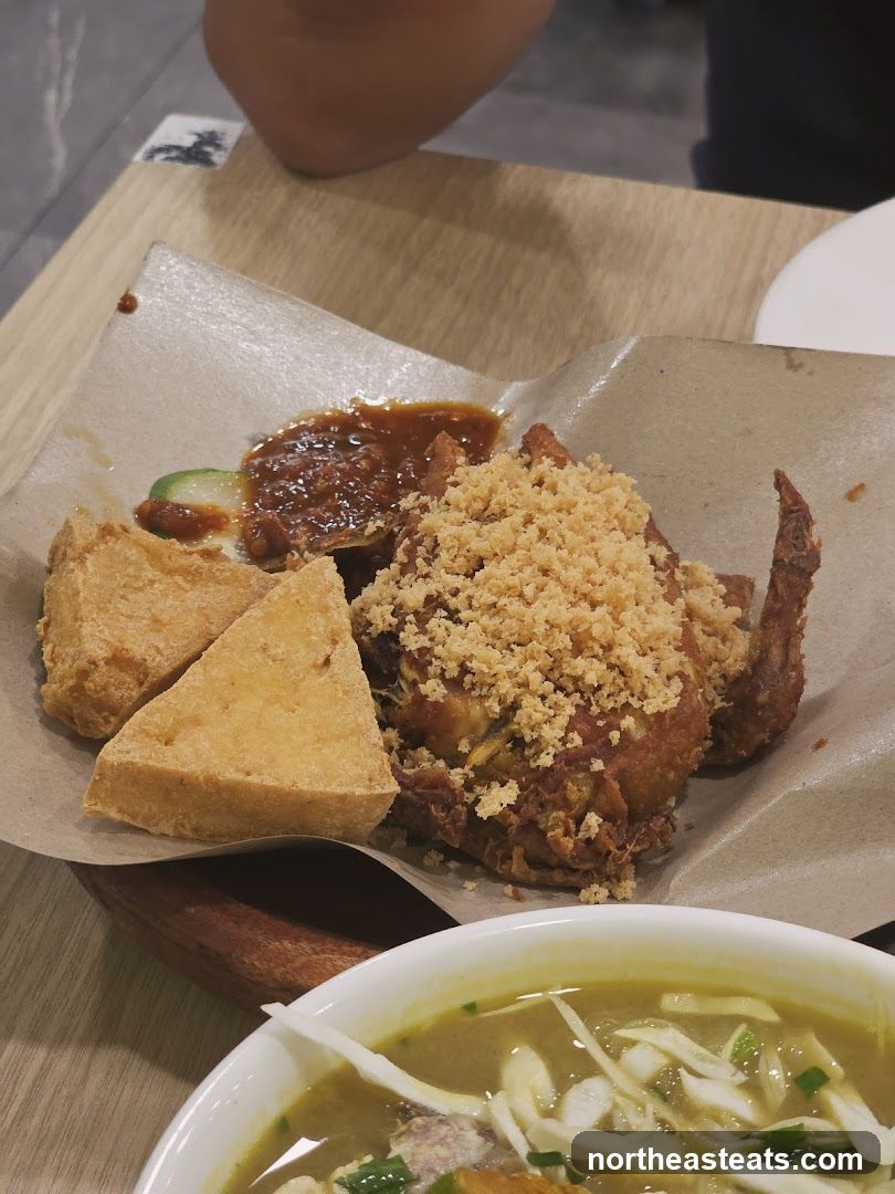 Fried Chicken and Tofu