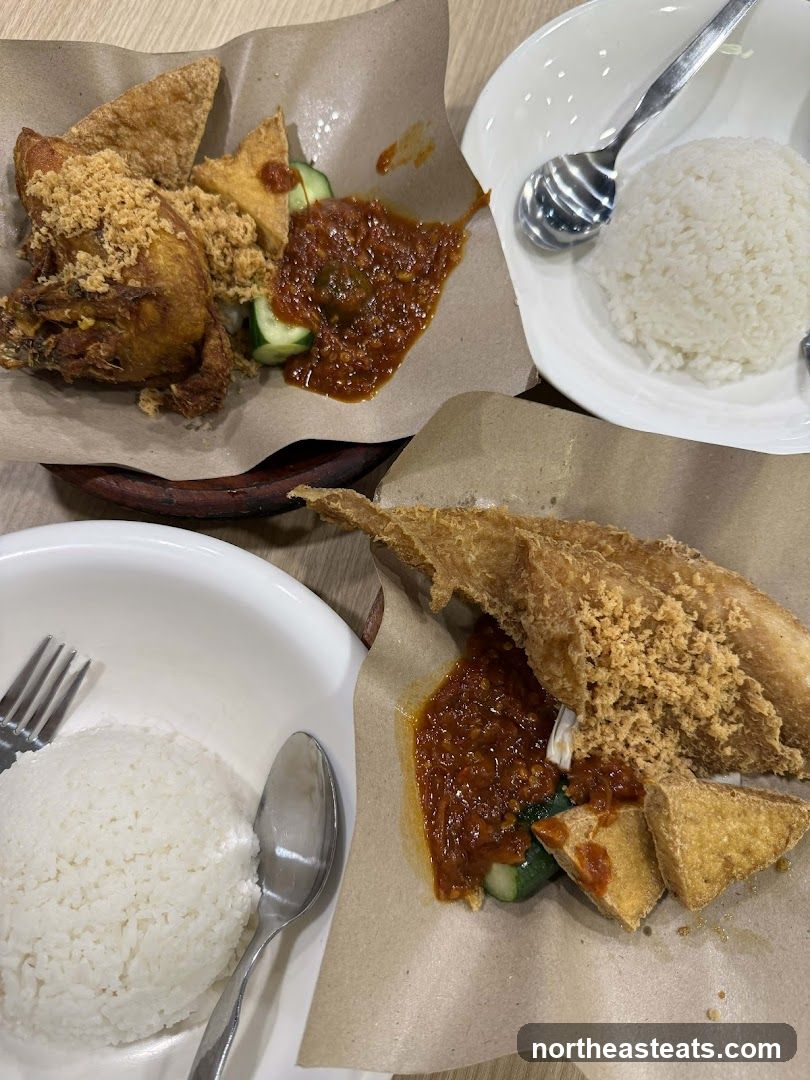 Fried Chicken and Rice