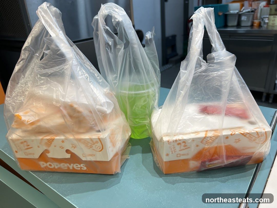 Popeyes Takeout Bags