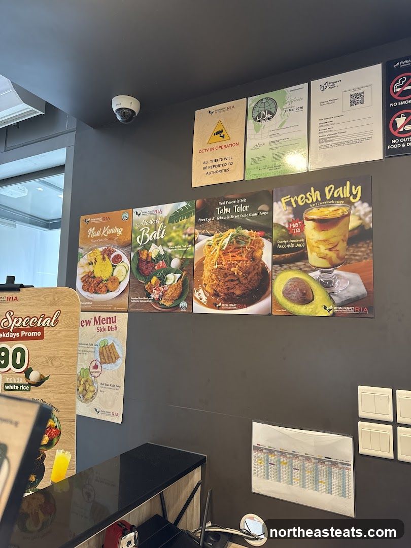 Restaurant Wall Display