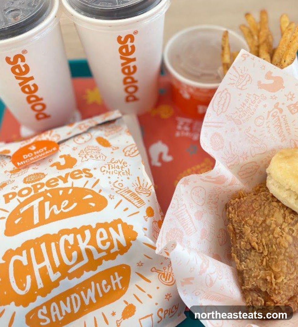 Popeyes Chicken Sandwich Meal