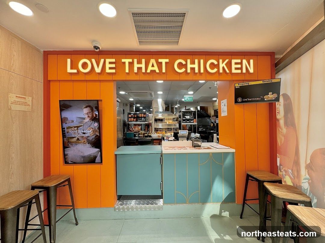 Popeyes Chicken Counter