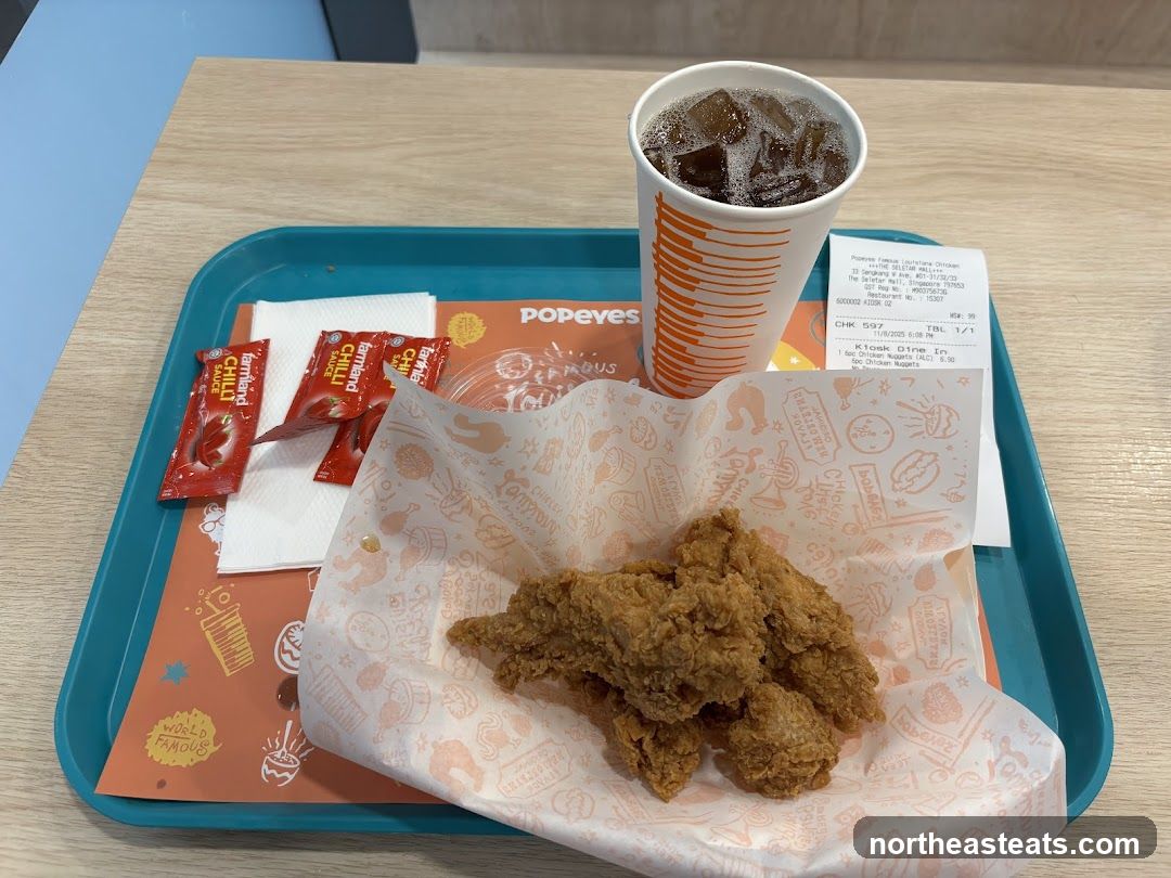 Popeyes Chicken Nuggets Meal