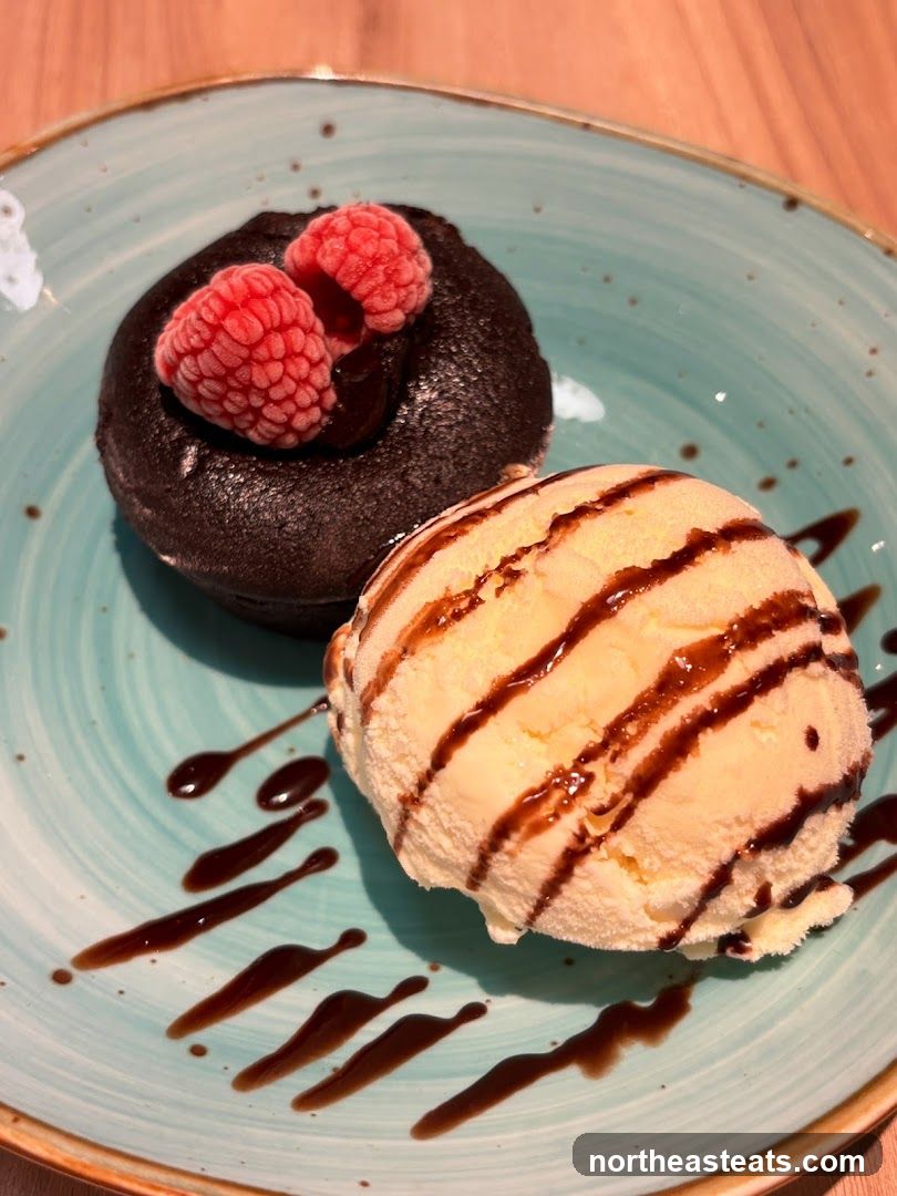 Chocolate Lava Cake with Ice Cream