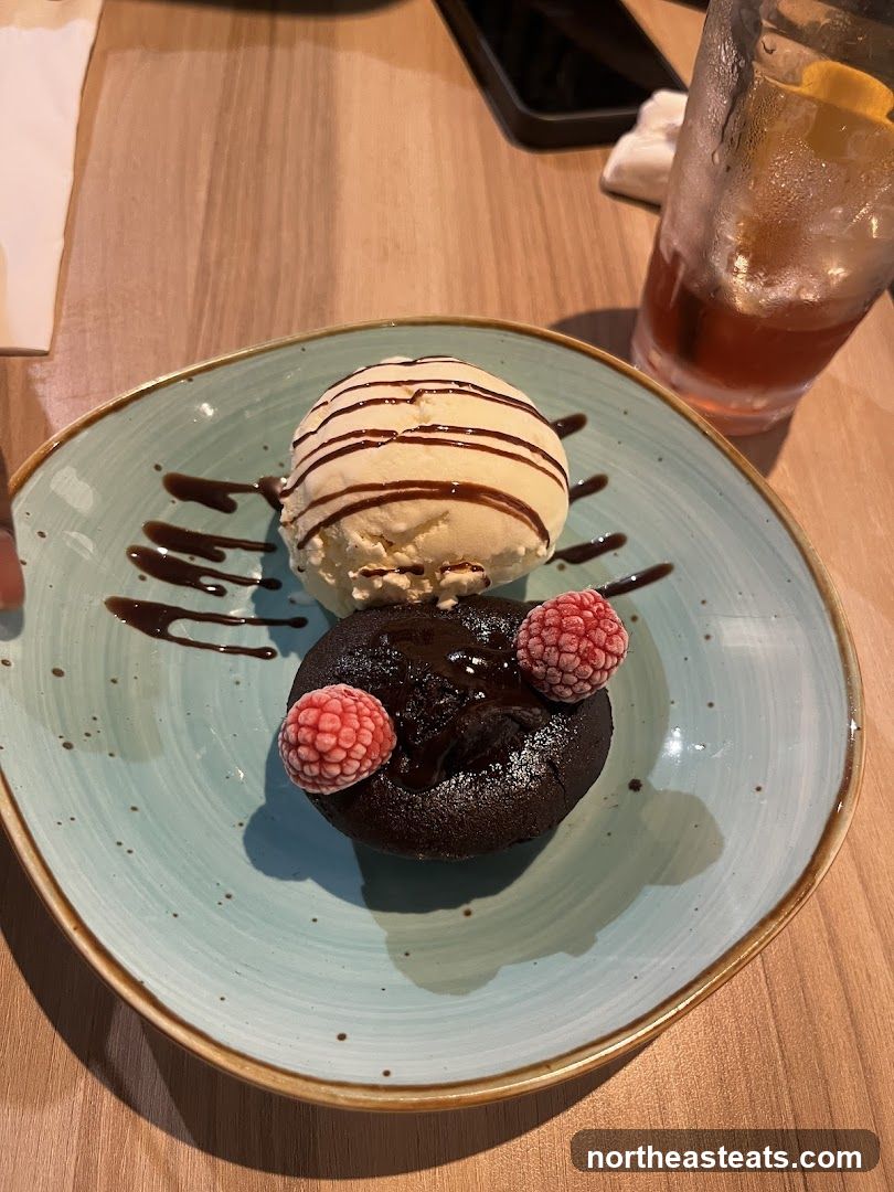 Chocolate Lava Cake with Ice Cream