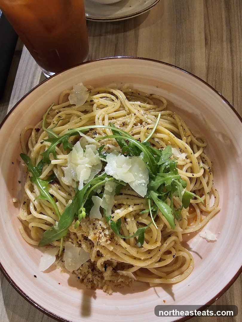 Spaghetti with Arugula and Parmesan