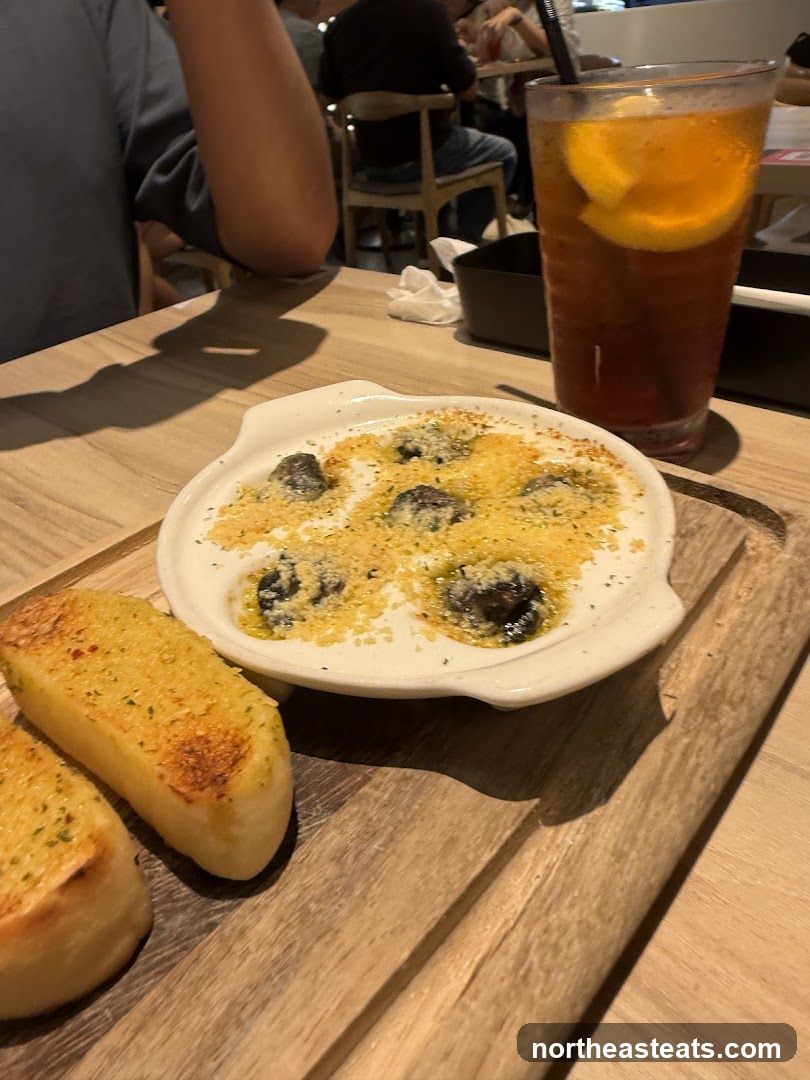 Escargots and Garlic Bread