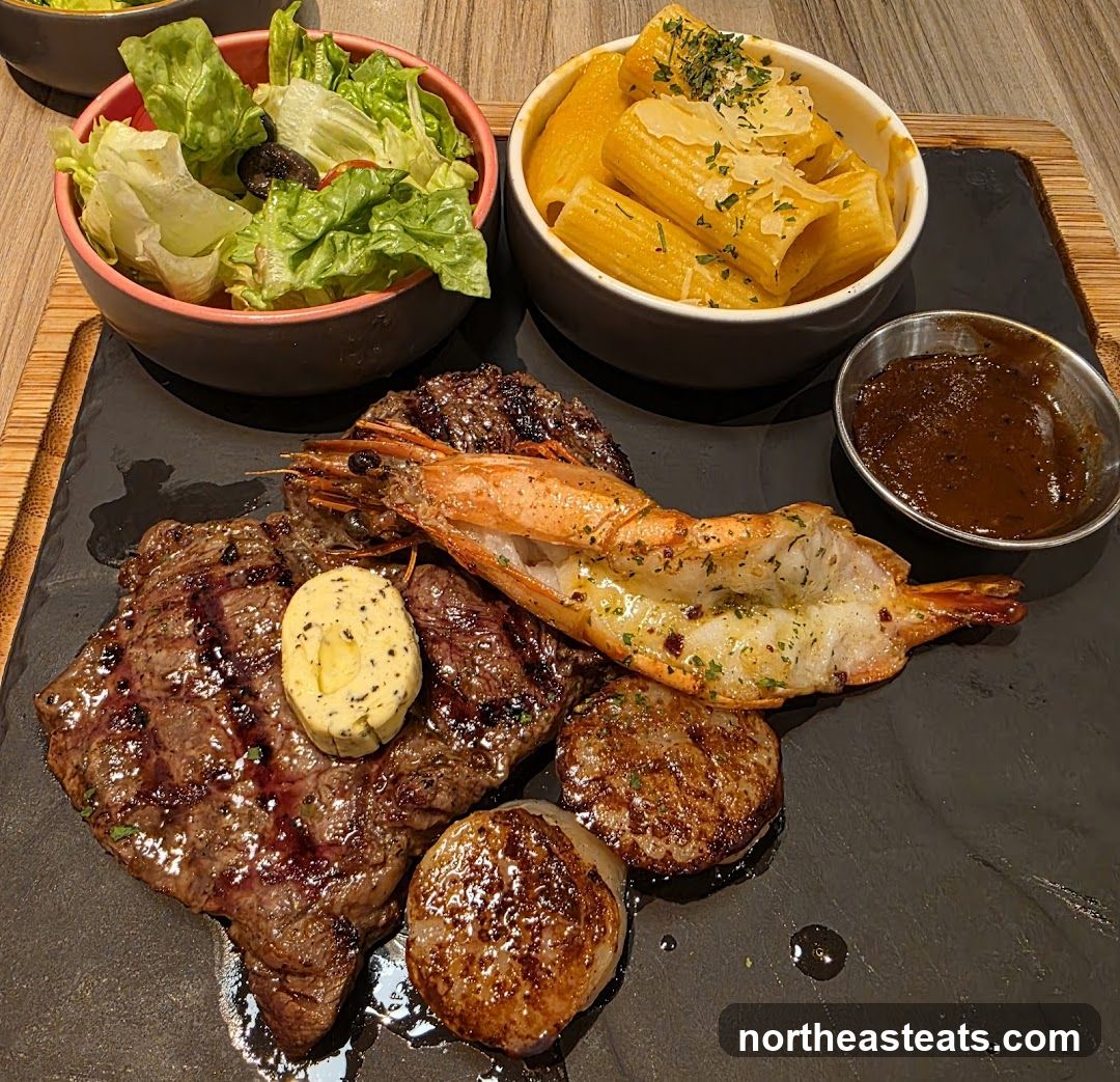 Steak and Shrimp Platter