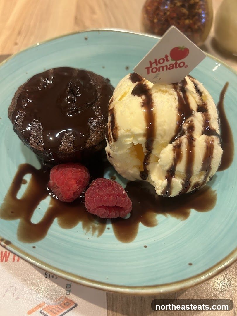 Chocolate Lava Cake with Ice Cream