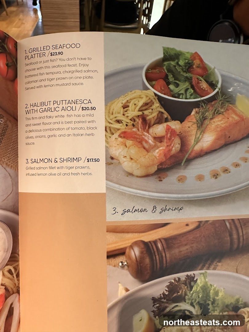 Seafood Menu