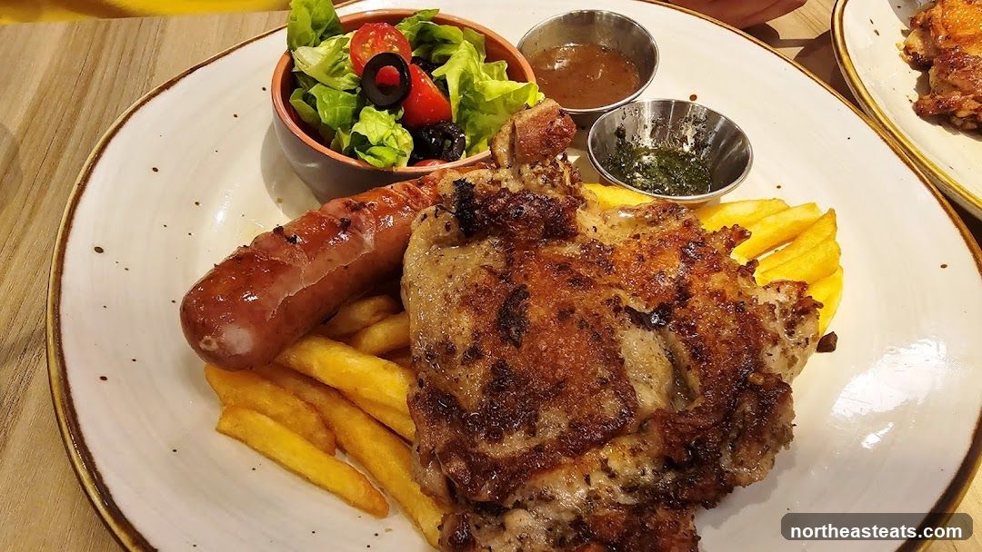 Grilled Chicken and Sausage Platter