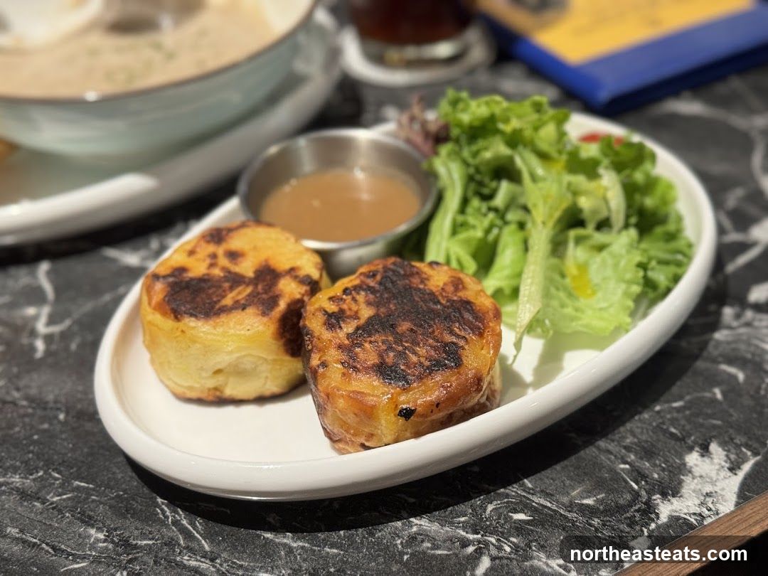 Potato Cakes with Salad