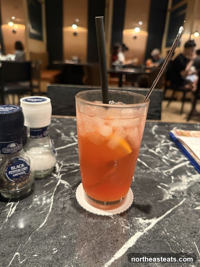 Cocktail on a Marble Table