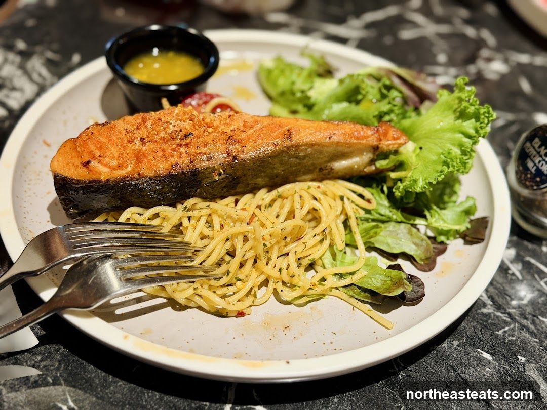 Salmon with Pasta