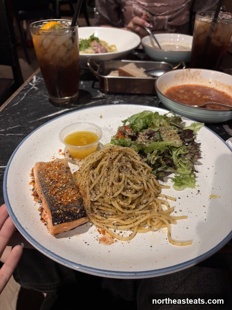 Salmon and Pasta Dish