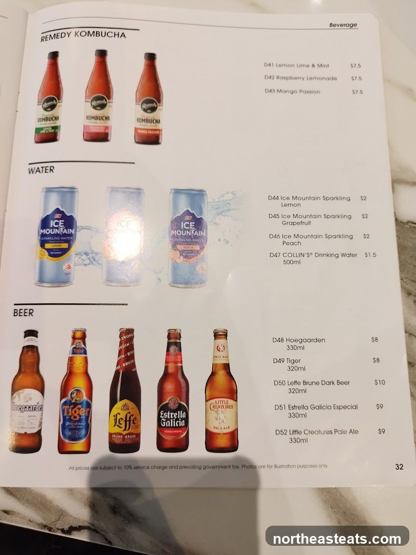 Beverage Menu