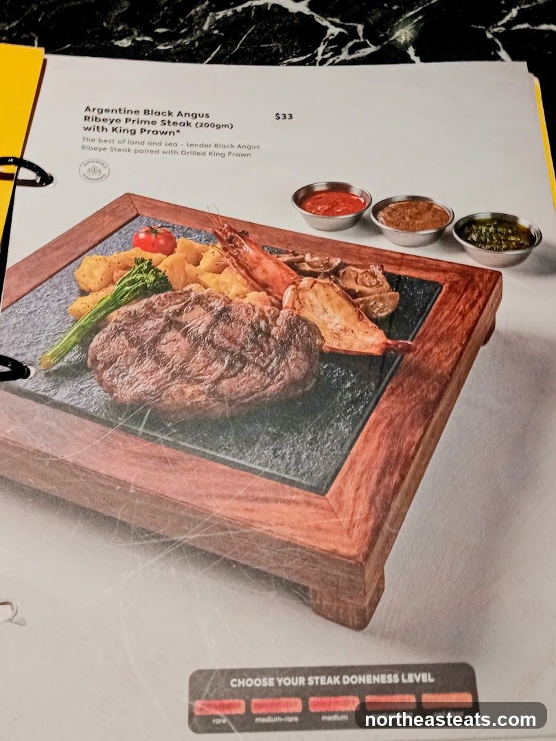 Argentine Black Angus Ribeye Prime Steak