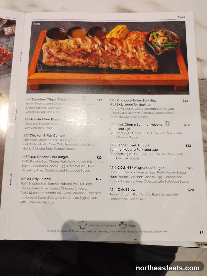 Meat Menu