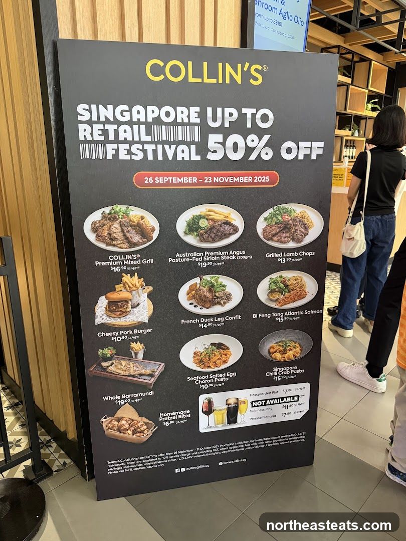 Collin's Singapore Retail Festival Promotion