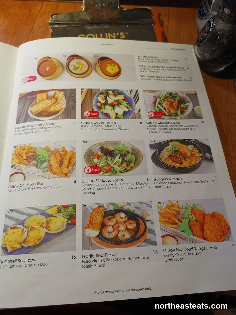 COLLIN'S Menu