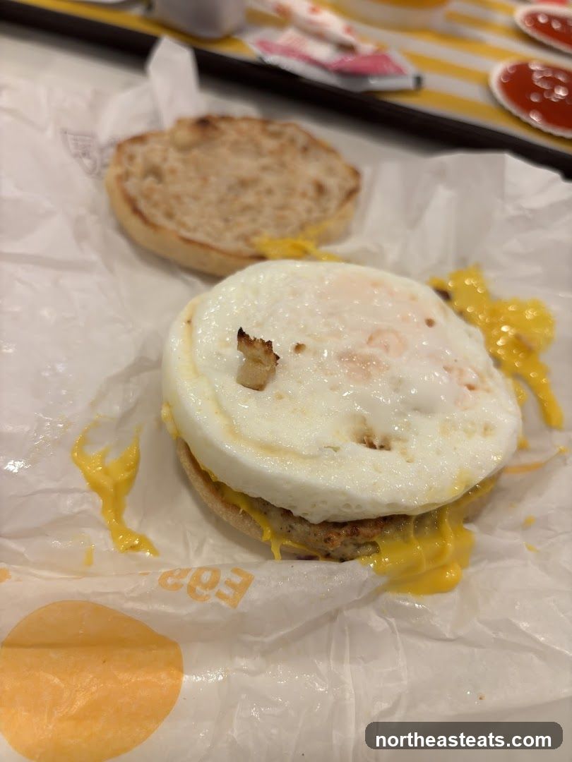 Sausage, Egg, and Cheese Muffin