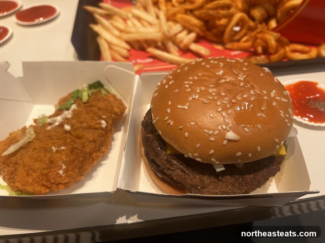 Burger and Fries
