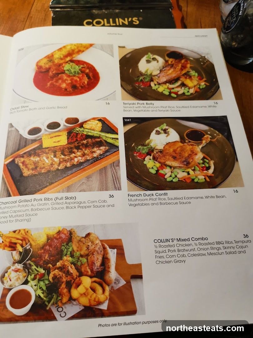 COLLIN'S Menu