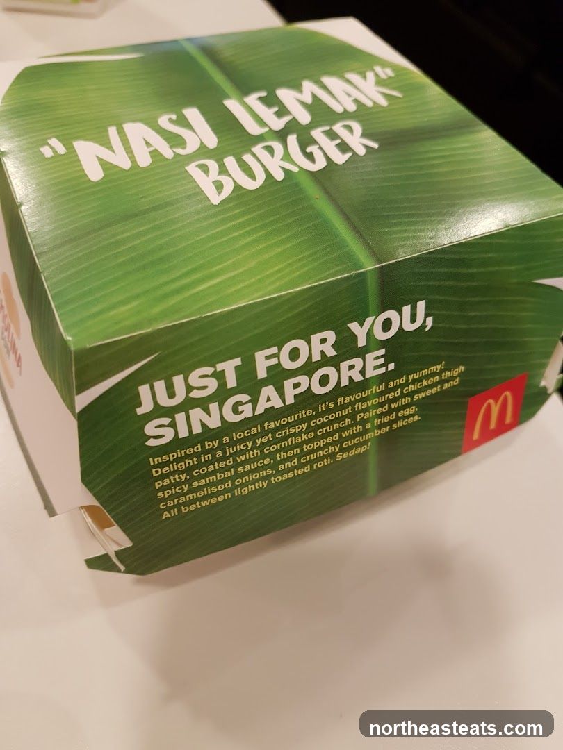 Nasi Lemak Burger Box