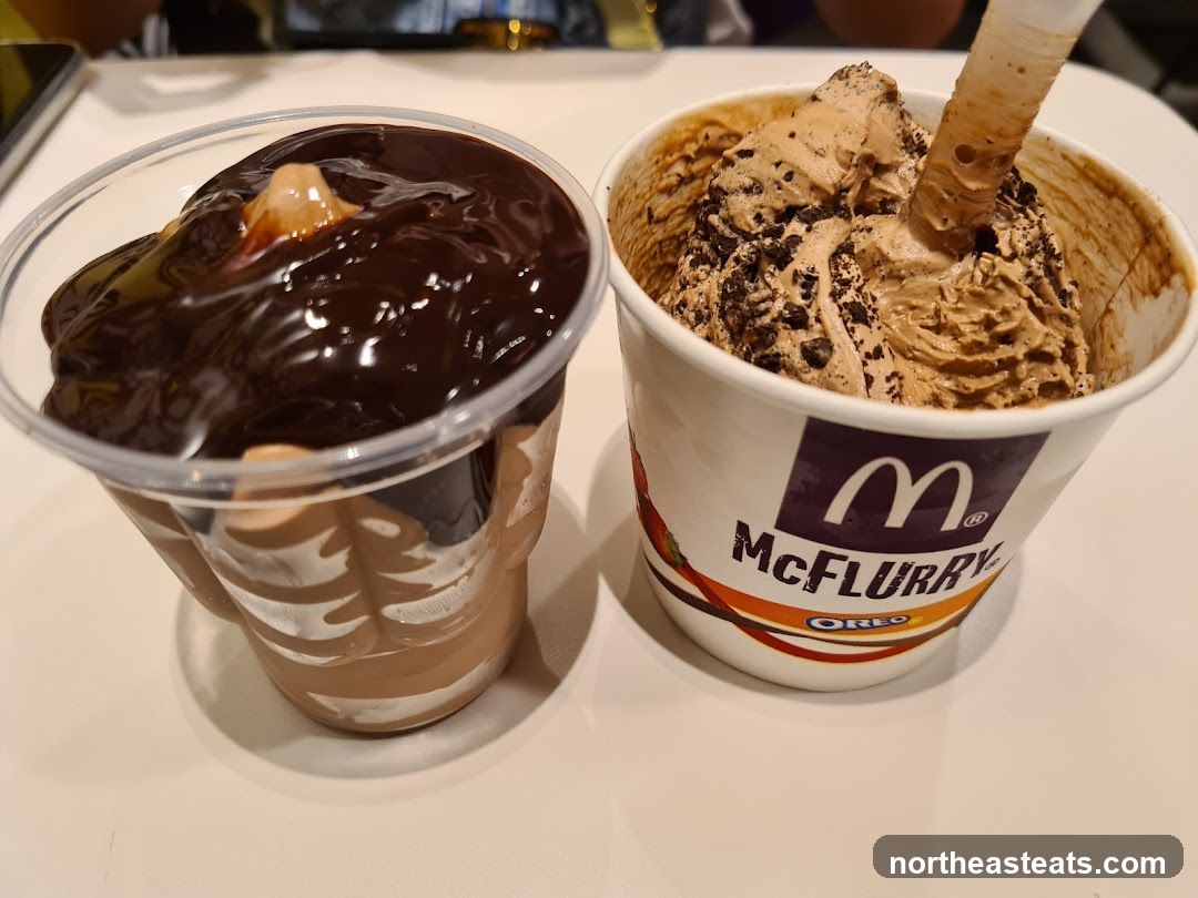 McDonald's McFlurry and Sundae