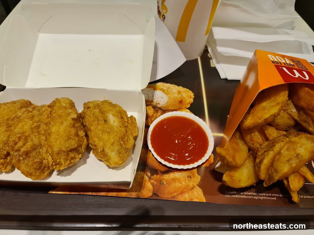 Chicken McNuggets and Potato Wedges
