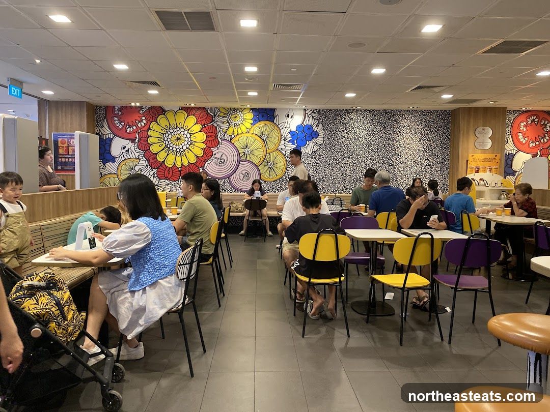 People dining in a restaurant