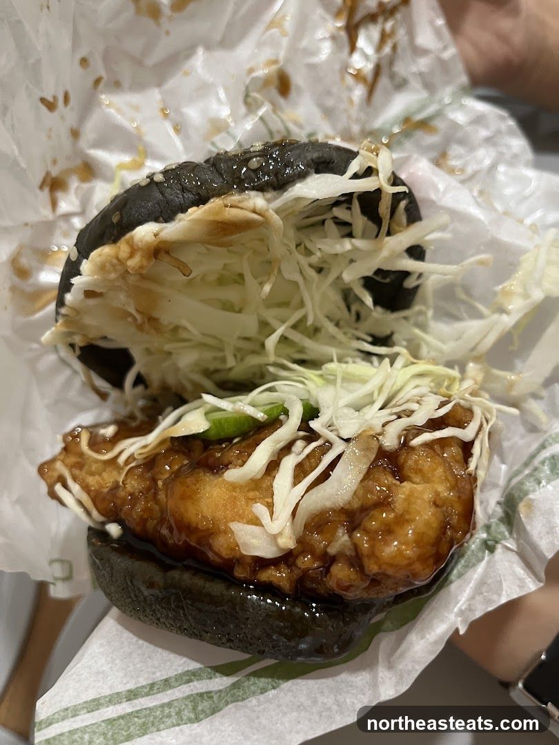 Burger with Black Bun