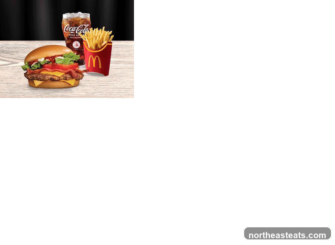 Burger, Fries, and Drink