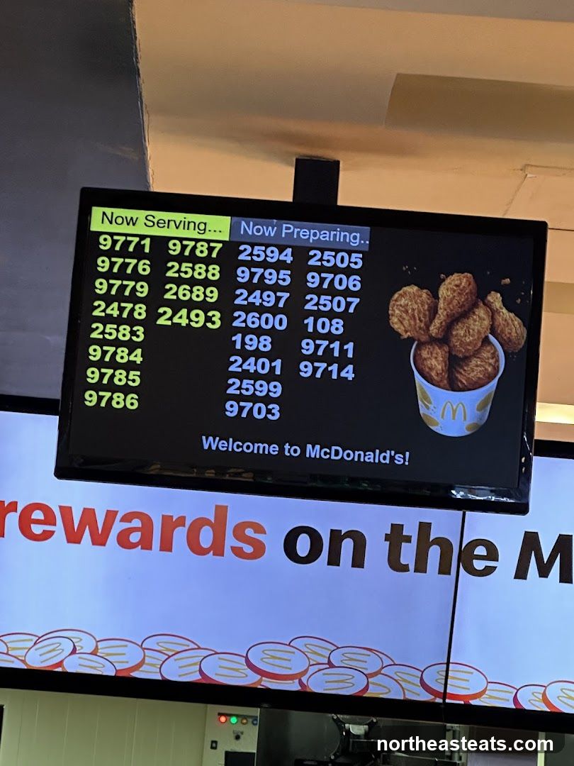 McDonald's Order Status Screen