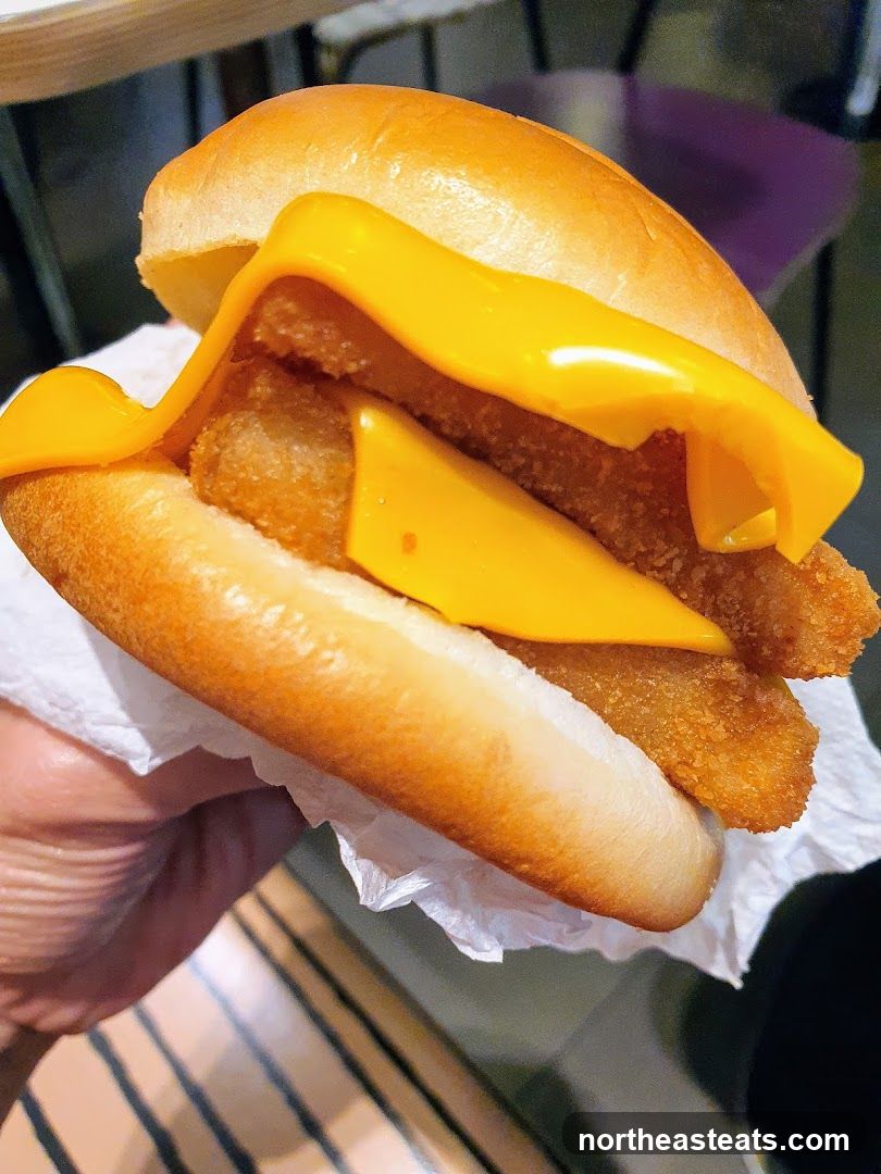 Fish Sandwich with Cheese