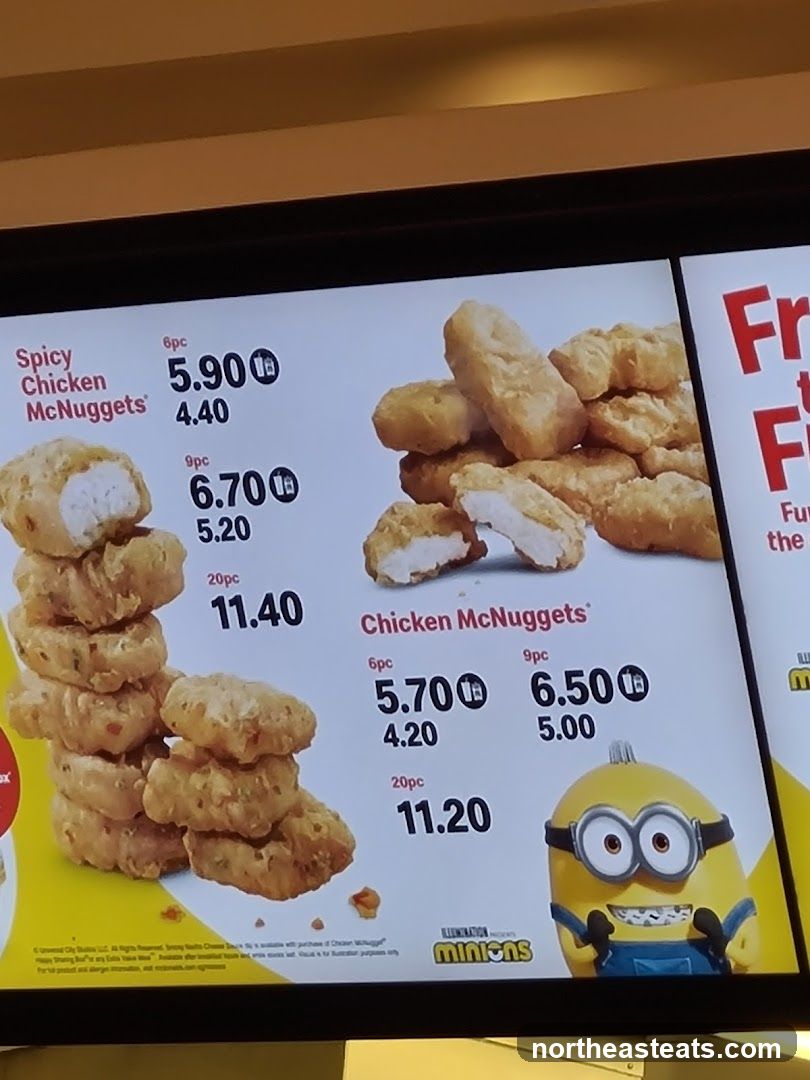 Chicken McNuggets Menu