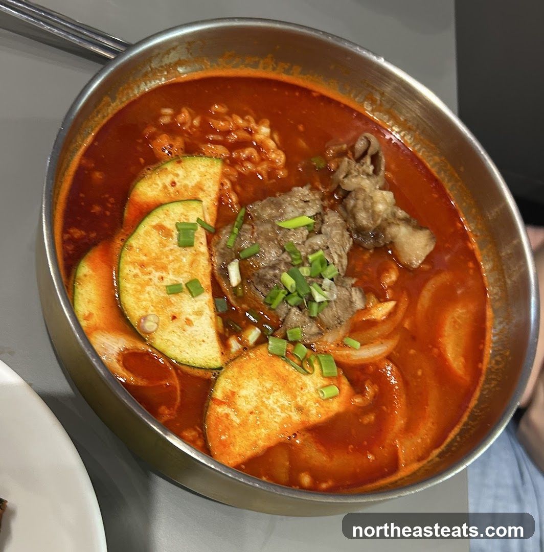 Spicy Korean Noodle Soup