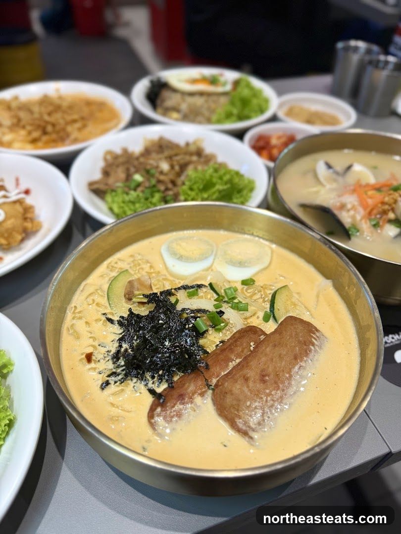 Korean Food Spread