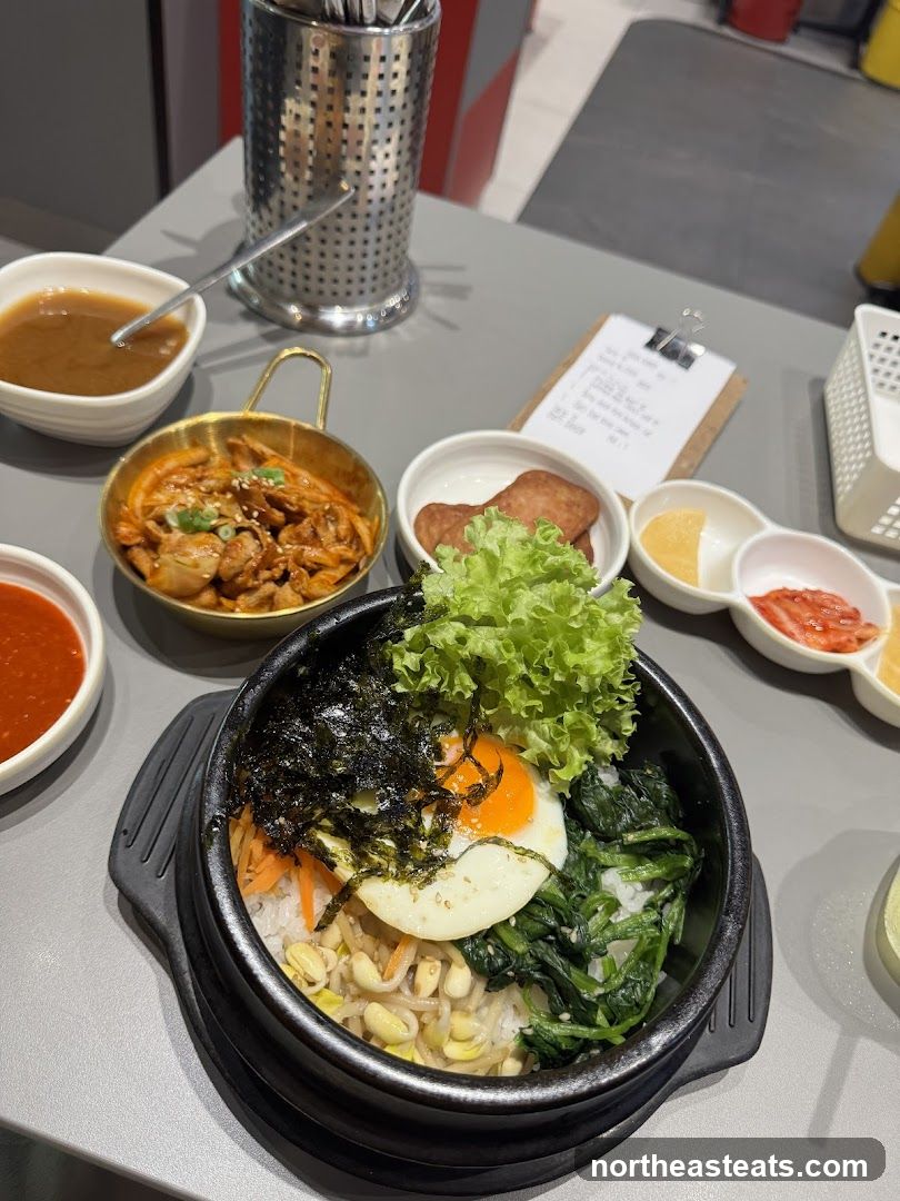 Korean Bibimbap Meal