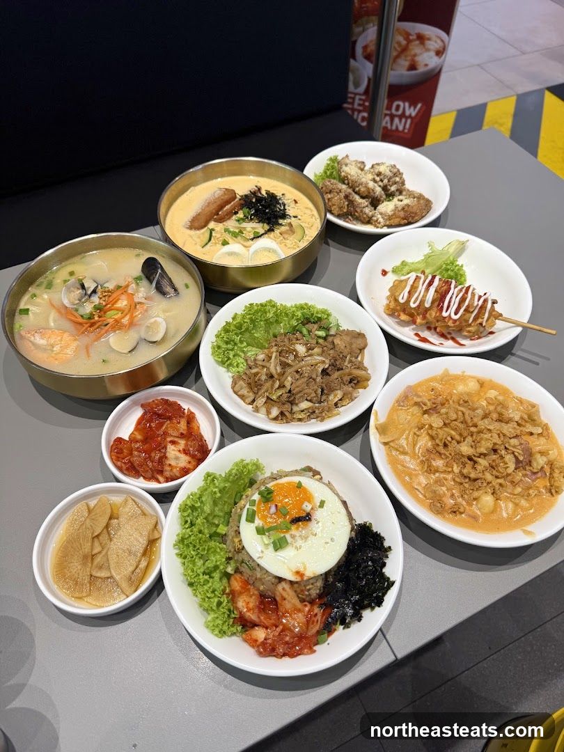 Korean Food Spread