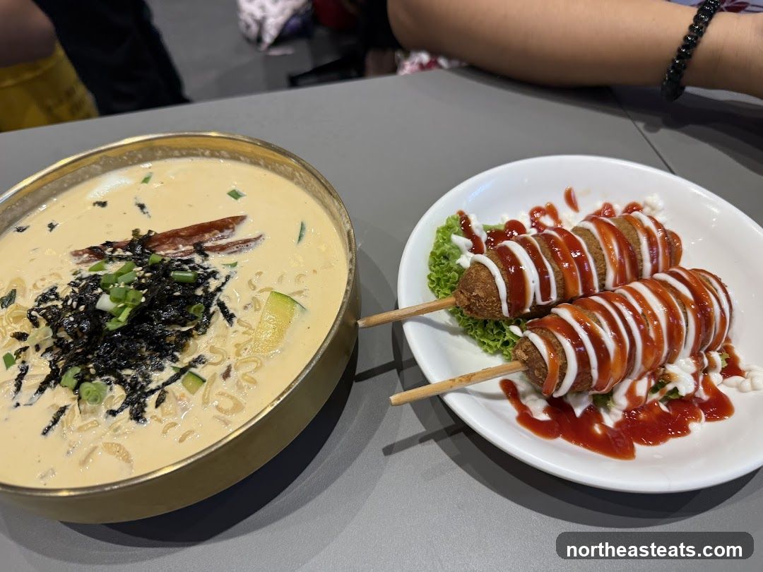 Noodles and Corn Dogs